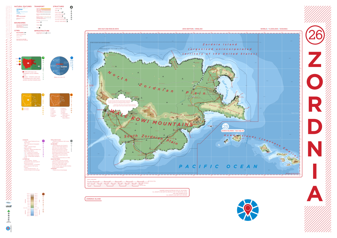 Map of the fictional Zordnia island made for Vexacus.