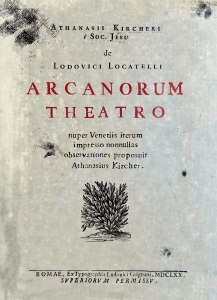 Frontispiece of Arcanorum Theatro. Click on image for full size.