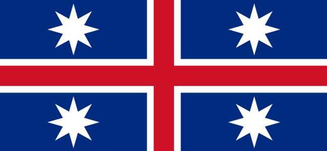 United New Zealandish flag. Designed by: Mohamed-Anouar Brahim