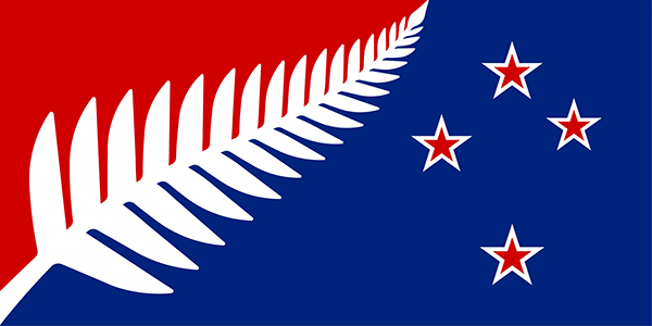 Silver Fern Flag – Kyle Lockwood’s Original. Designed by: Kyle Lockwood.