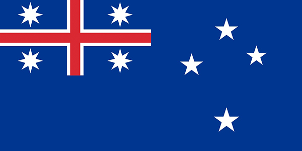 1902, United Tribes Canton, White Stars. Designed by: Neil Wolfson