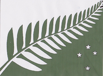 Silver Fern on our Green Country. Designed by: Patte Williams.