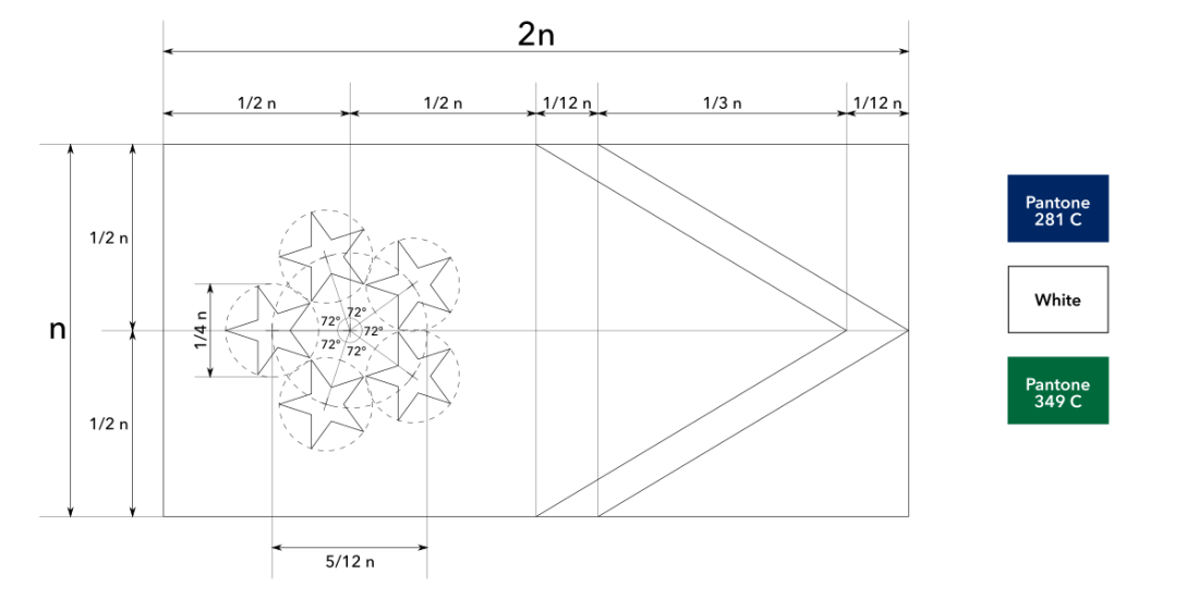 03 construction sheet of the proposed flag of michigan