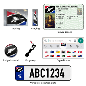 Mock-ups for Silver Fern Diagonal