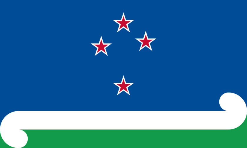 Land of the Long White Cloud (green)